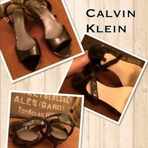 Calvin Kiein strappy sandal